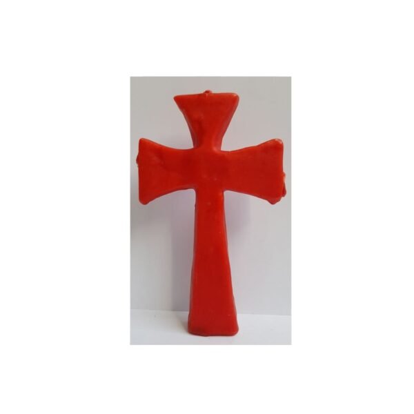 Vela Cruz de los Deseos Roja 3 Mechas