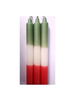 Vela Blanca-Roja-Verde Especial Esotérica