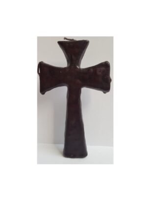 Vela Cruz de los Deseos Negra 3 Mechas