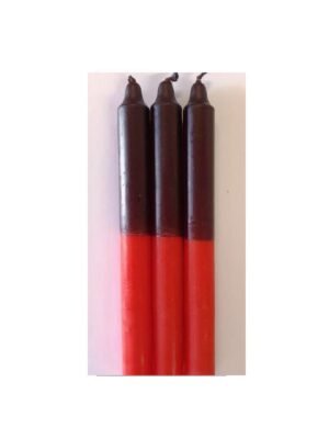 Vela Roja-Negra Especial Esotérica