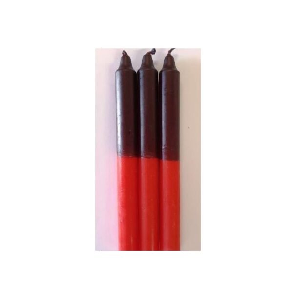 Vela Roja-Negra Especial Esotérica
