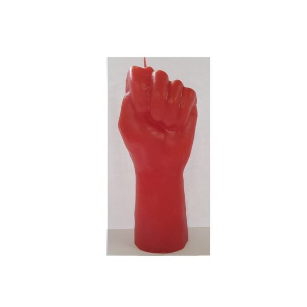 Vela Puño Grande Rojo