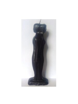 Vela Pareja de Separación Hombre-Mujer Negra