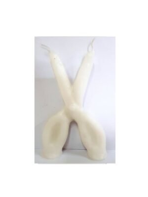 Vela Tijera Blanca Grande