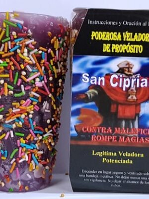 Veladora Especial de Petición San Cipriano, Contra Maleficios