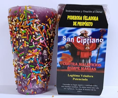 Veladora Especial de Petición San Cipriano, Contra Maleficios
