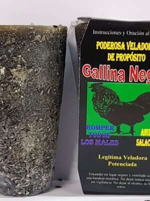 Veladora Especial de Petición Gallina Negra, Anular Salaciones