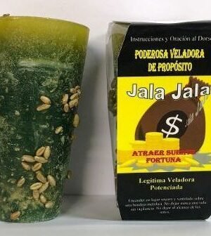 Veladora Especial de Petición Jala, Jala. Atraer Fortuna, Suerte