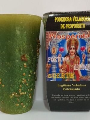 Veladora Especial de Petición Prosperidad Fortuna Abundancia