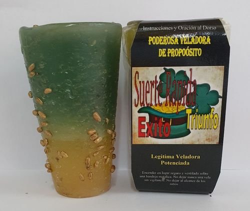 Veladora Especial de Petición Suerte Rapida, Éxito, Triunfo