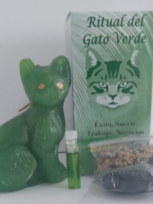 Ritual del Gato Verde, Éxito, Suerte, Trabajo y Negocios