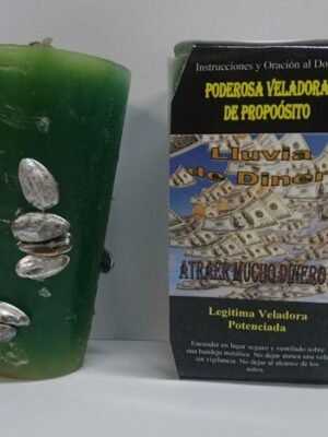Veladora Especial de Petición LLuvia de Dinero, Atraer Mucho Dinero