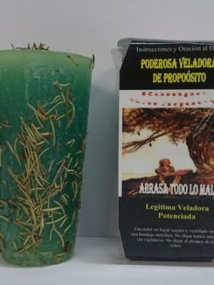 Veladora Especial de Petición Rompe Saraguey, Arrasa todo lo malo