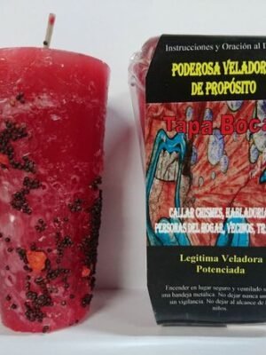 Veladora Especial de Petición Tapa bocas, Callar Chismes