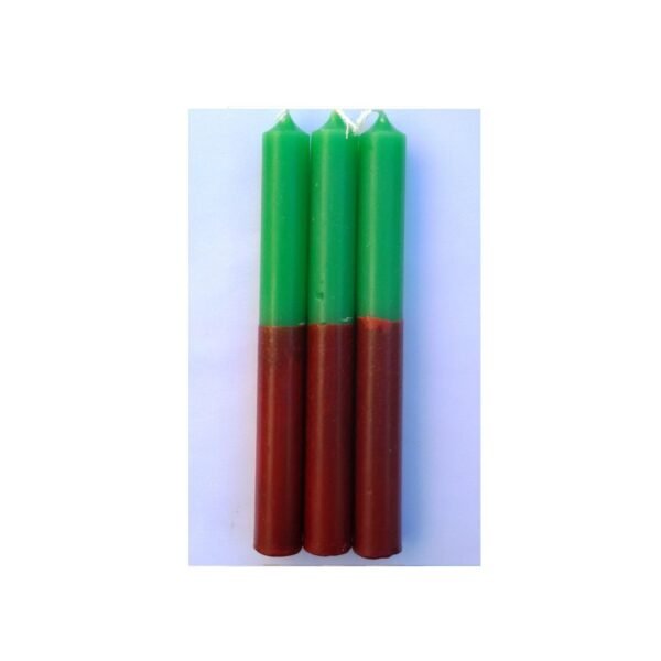 Vela Roja-Verde Especial Esotérica