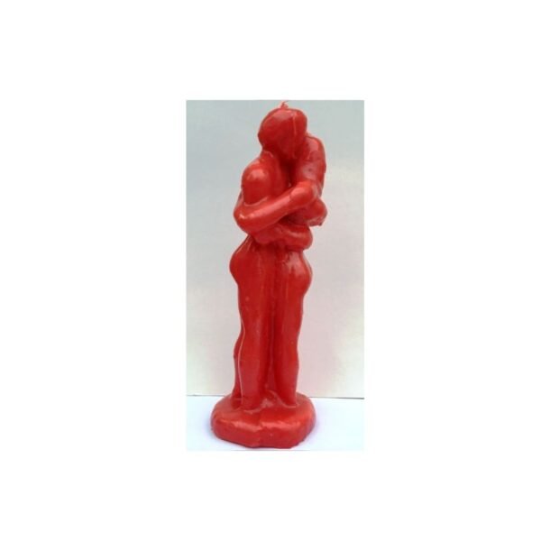 Figura Pareja Entrelazada Roja Hombre Mujer 18cm.