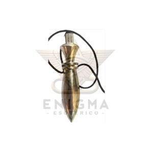Péndulo Grande Metal Plateado Karnak de 6 cm
