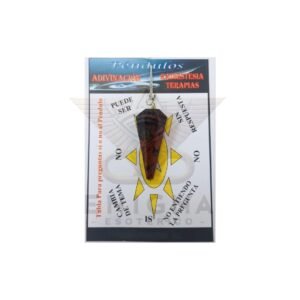 Péndulo Mineral Faceteado Obsidiana Caoba de 3 a 4 cm