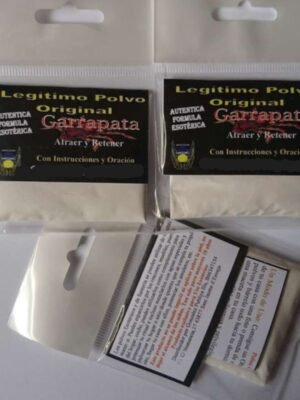 Polvo Esotérico Ritualizado Garrapata con instrucciones y Oración