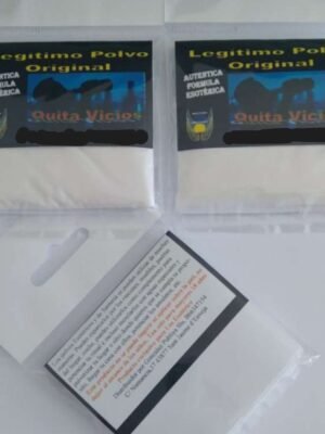 Polvos Quita vicios, con Instrucciones y Oración