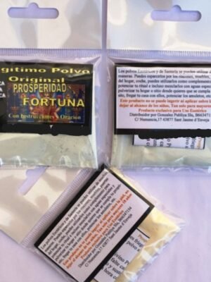 Polvo Prosperidad con Instrucciones y Oración