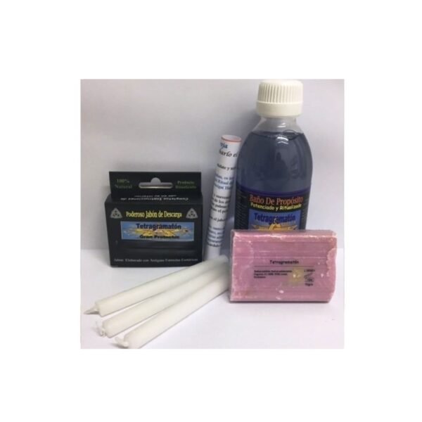 Completo Pack Baño Ritual de Propósito Tetragrámaton, Protección