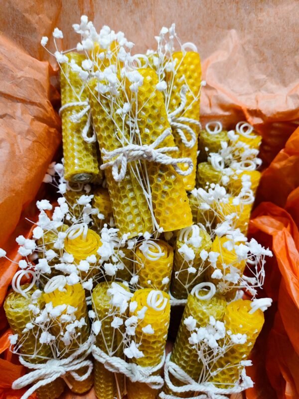 Vela Cera Virgen. Pack de 2 1,2 x 10 Cm