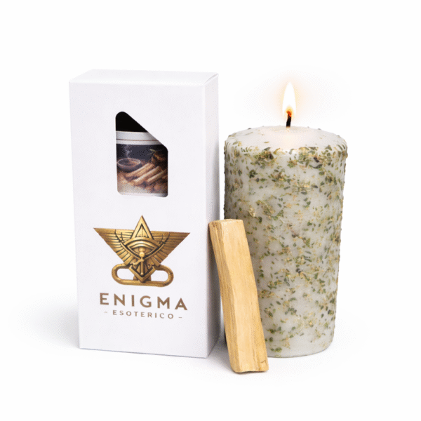 Legitimo Velón Herbóreo de Palo Santo