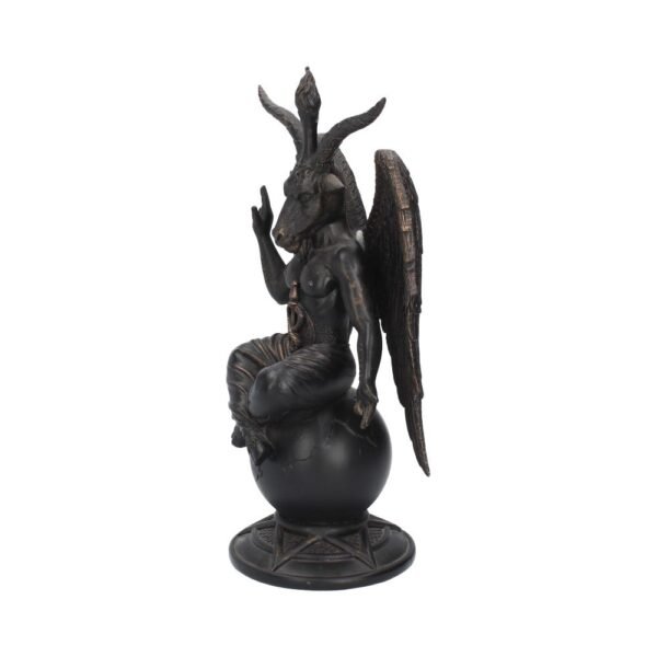Figura mística ocultista de Baphomet, adorno gótico 25cm