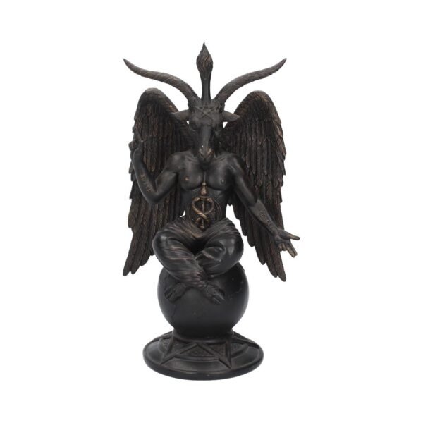 Figura mística ocultista de Baphomet, adorno gótico 25cm