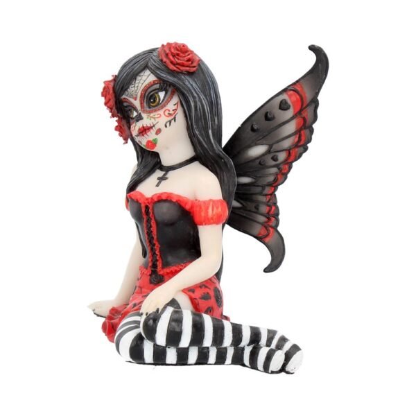 Figura de Rosalia, adorno de hada con calavera de azúcar 10,5cm