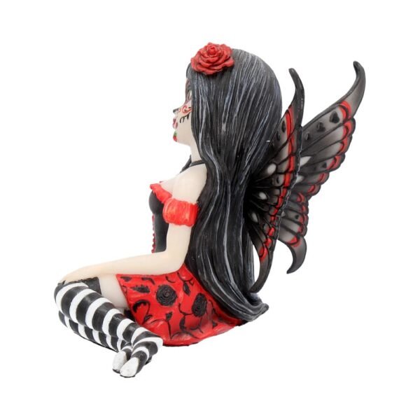 Figura de Rosalia, adorno de hada con calavera de azúcar 10,5cm