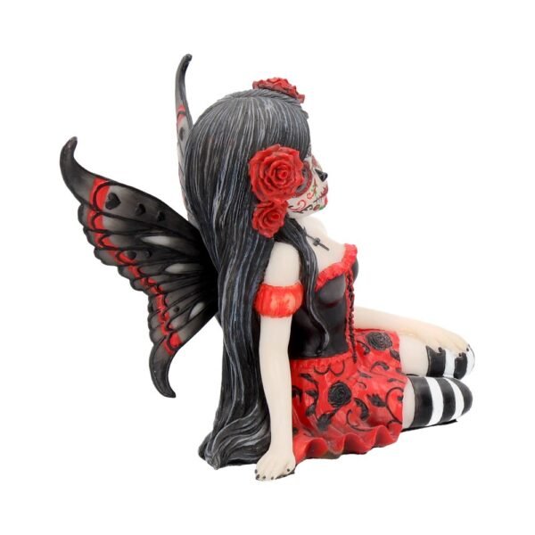 Figura de Rosalia, adorno de hada con calavera de azúcar 10,5cm
