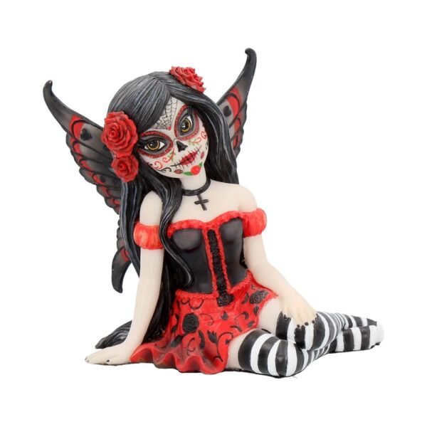 Figura de Rosalia, adorno de hada con calavera de azúcar 10,5cm