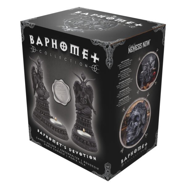 Portavelas de té Devoción de Baphomet 17 cm