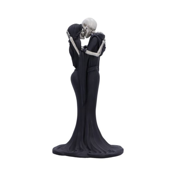 Figura de Esqueleto Gótico Beso Eterno 24 cm