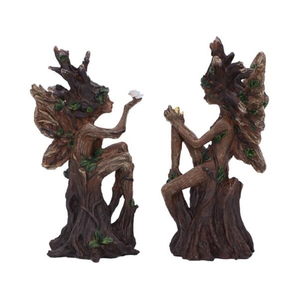 Figuras de hadas del árbol Belleza del bosque (juego de 2) 15,5 cm