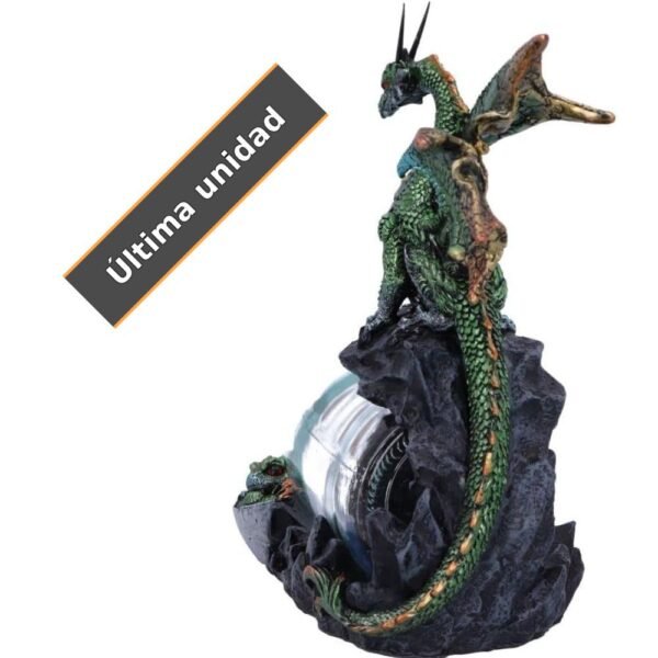 Figura de Botella de dragón de la Aventura, Verde, 22cm