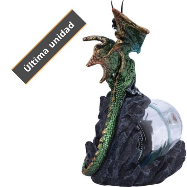 Figura de Botella de dragón de la Aventura, Verde, 22cm