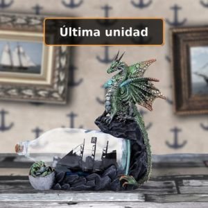 Figura de Botella de dragón de la Aventura, Verde, 22cm