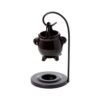Quemador de Aceite Colgante con Soporte - Caldero Negro