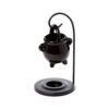 Quemador de Aceite Colgante con Soporte - Caldero Negro