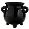 Quemador de Aceite de Cerámica Cuenco Negro Grande