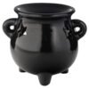 Quemador de Aceite de Cerámica Cuenco Negro Grande