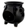 Quemador de Aceite de Cerámica Cuenco Negro Grande