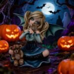 Figura de Vampi Shayde con Osito de Peluche