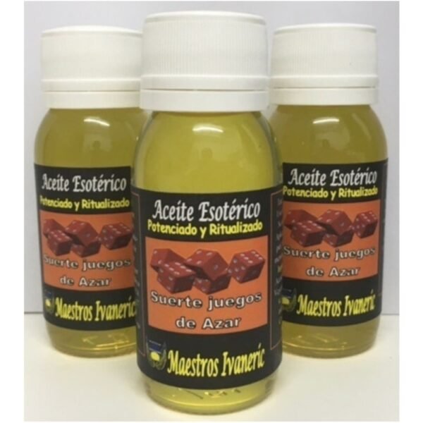 Aceite de Propósito Natural Suerte Juegos de Azar