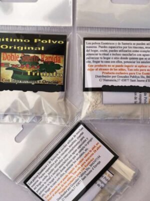 Polvos Doble Suerte Rápida con Instrucciones y Oración