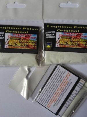 Polvos Espíritu Dominador con Instrucciones y Oración