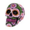 Calavera de pétalos de azúcar de 14,5 cm
